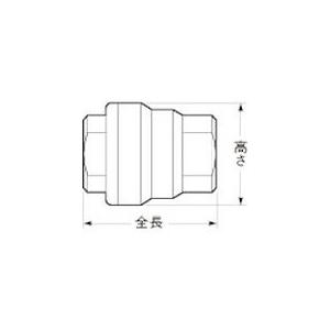 TLV スプリングディスク式逆止弁 CK3M-Rc-15-CF8 ねじ込み CK3MRC15CF8 工事・照明用品 管工機材 バルブ 代引不可_1