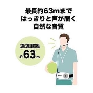 オーディオテクニカ ハンズフリー拡声器 ATPSP404 安全用品 安全用品 拡声器 代引不可の画像