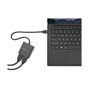 StarTech ディスプレイアダプター/USB-C - 2x HDMI/4K30Hz/30cmケーブル/ブラック/MSTハブ MSTCDP122HD オフィス 住設用品 OA用品 ケーブル 代引不可_4