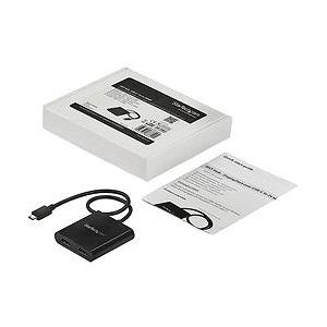 StarTech ディスプレイアダプター/USB-C - 2x HDMI/4K30Hz/30cmケーブル/ブラック/MSTハブ MSTCDP122HD オフィス 住設用品 OA用品 ケーブル 代引不可_5
