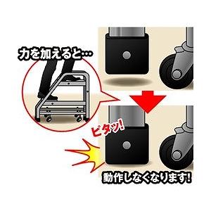 アルインコ 移動式作業台CSA-BT スプリングキャスター付き CSA60BT 工事 照明用品 はしご 脚立 作業台 代引不可_2