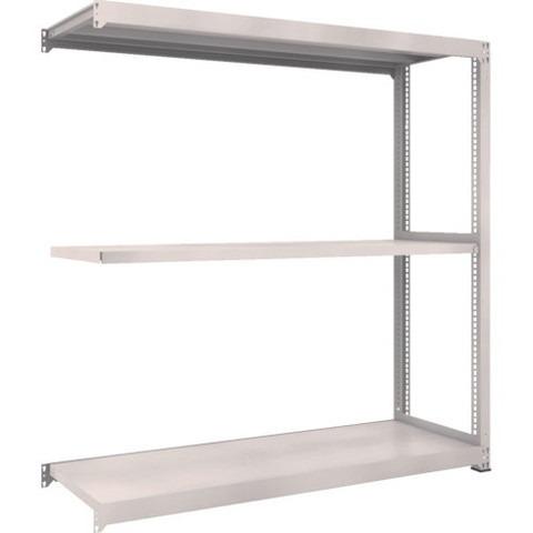 TRUSCO トラスコ M3型中量棚 1800X571XH1800 3段 連結 ネオグレー M36663B 組立品 組立設置不可 代引不可
