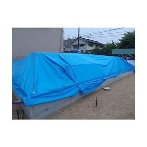 萩原 NEOシート ブルーシート #3000 5.4m×7.2m NEOS5472 梱包