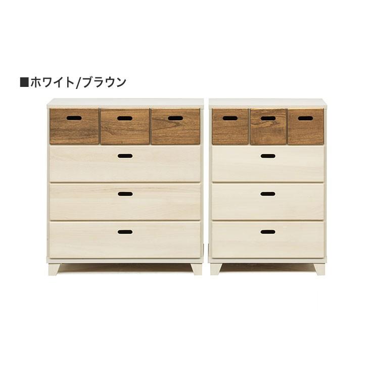 国産 大川家具 完成品 チェスト 幅75cm 高さ81cm 無垢材 収納 タンス 桐材 日本製 木製 衣類 おしゃれ 代引不可_4