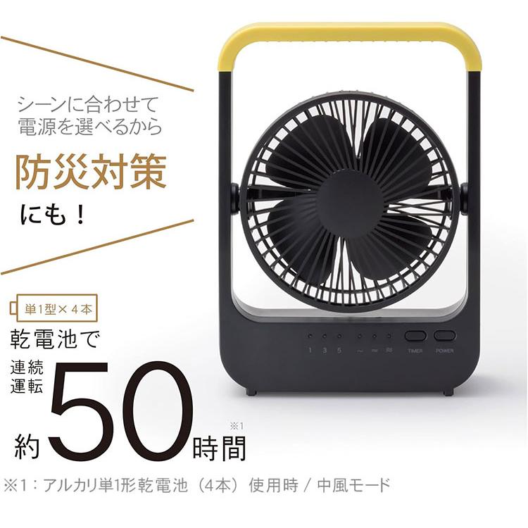 トップランド どこでもFANTASTIC 扇風機 ホーム&アウトドア 卓上扇風機