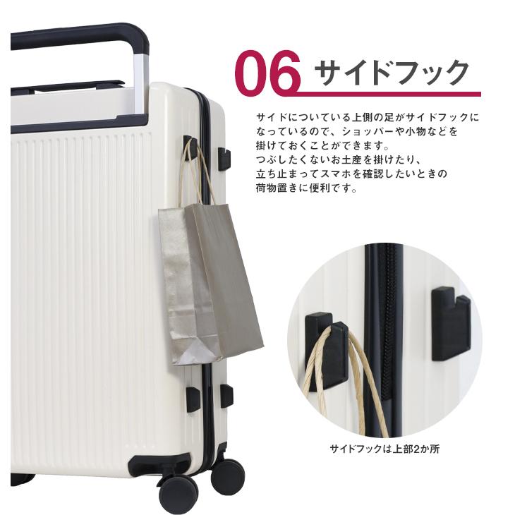 スーツケース Mサイズ 65L ポリカーボネート TSAロック キャリーケース