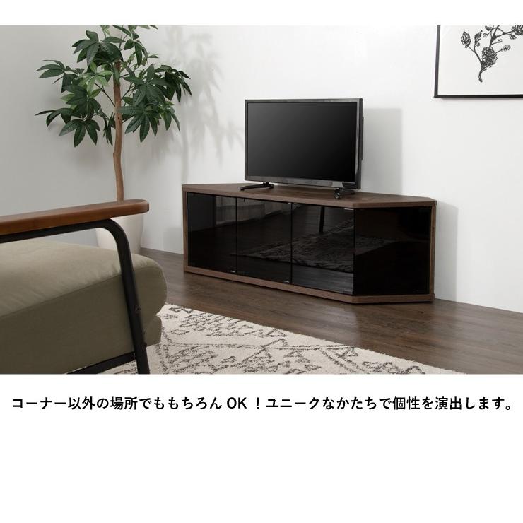 コーナーテレビ台 幅115 50型 50インチ TV台 テレビラック テレビ台 コーナーラック コーナー 角 コンパクト 小型 おしゃれ 北欧 カントリー｜rcmdhl｜07