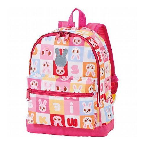 ミキハウス リュック ピンク 20×10×25cm 容量6L、対象年齢3・4歳頃