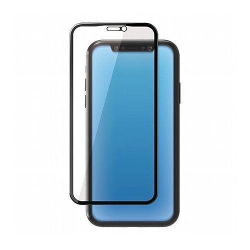 エレコム iPhone 11 フルカバーガラスフィルム フレーム付 ブルーライトカット ブラック PM-A19CFLGFRBLB 代引不可｜rcmdhl