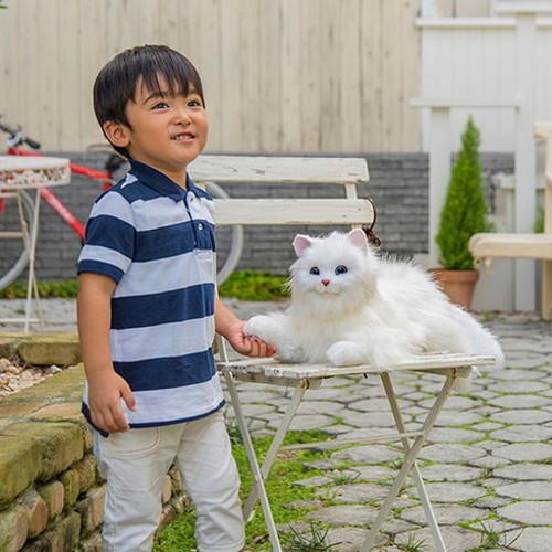 デジレクト しっぽふりふり あまえんぼうねこちゃん アイスグレー dgrt67831 雑貨 ホビー インテリア ホビー 人形 代引不可の画像