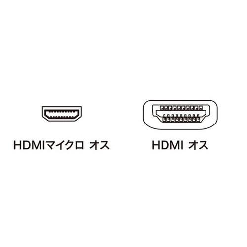 5個セット サンワサプライ イーサネット対応ハイスピードHDMIマイクロケーブル KM-HD23-20KX5 代引不可｜rcmdhl｜05