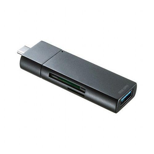 5個セット サンワサプライ Type-Cコンパクトカードリーダー USB 1ポート付き ADR-3TCMS7BKNX5 代引不可