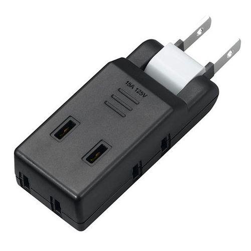 20個セット YAZAWA 極小コーナータップ 4個口 ブラック Y02CM400BKX20 代引不可