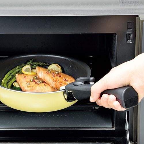 5個セット コロセレ フライパン 26cm 内面フッ素樹脂塗膜加工 コンパクト省スペース ガス火・IH調理器・オーブンOK CSF-26X5 代引不可の画像