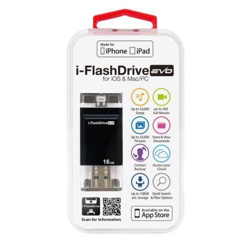 Photofast i-FlashDrive EVO for iOS&Mac/PC Apple社認定 LightningUSBメモリー 16GB IFDEVO16GB｜rcmdhl