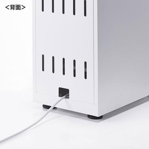 サンワサプライ 個別管理用タブレット保管庫 5台収納 CAI-CAB112W 代引不可の画像