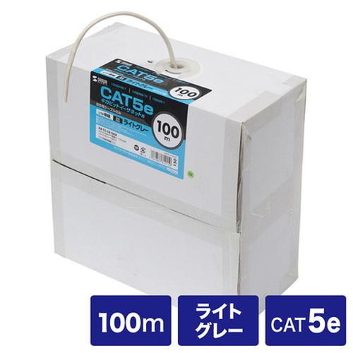 サンワサプライ カテゴリ5eUTP単線ケーブルのみ KB-T5-CB100N 代引不可_1