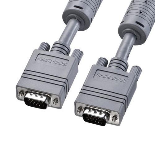 同軸ケーブル5個セット(グレーと黒) サンワサプライ CRT複合同軸ケーブル KB-CHD1520K2 代引不可 【公式通販】