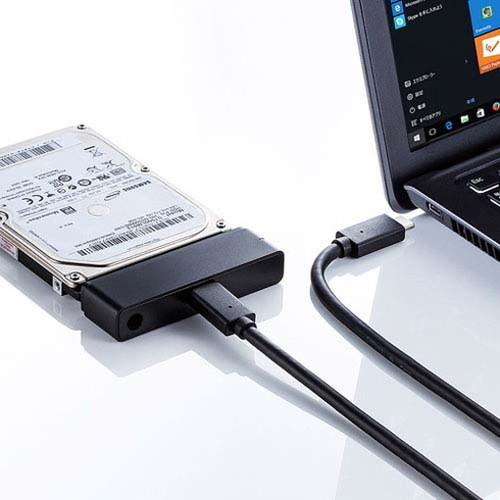サンワサプライ SATA-USB3.1 Gen2変換ケーブル USB-CVIDE7 代引不可