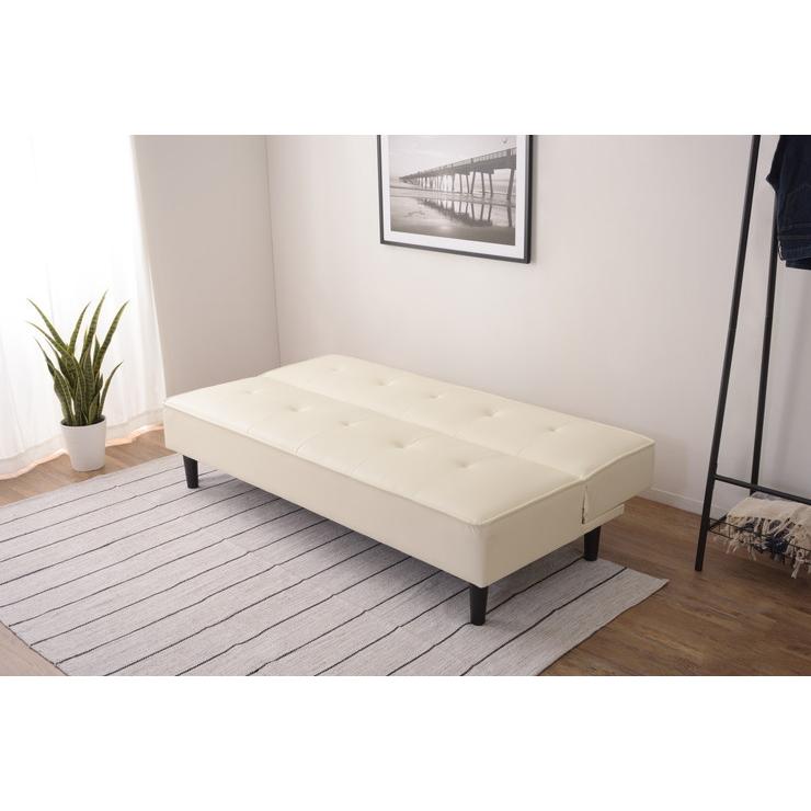 ソファベッド 幅183 座面高さ43 ソファ ベッド 2WAY 2人掛け