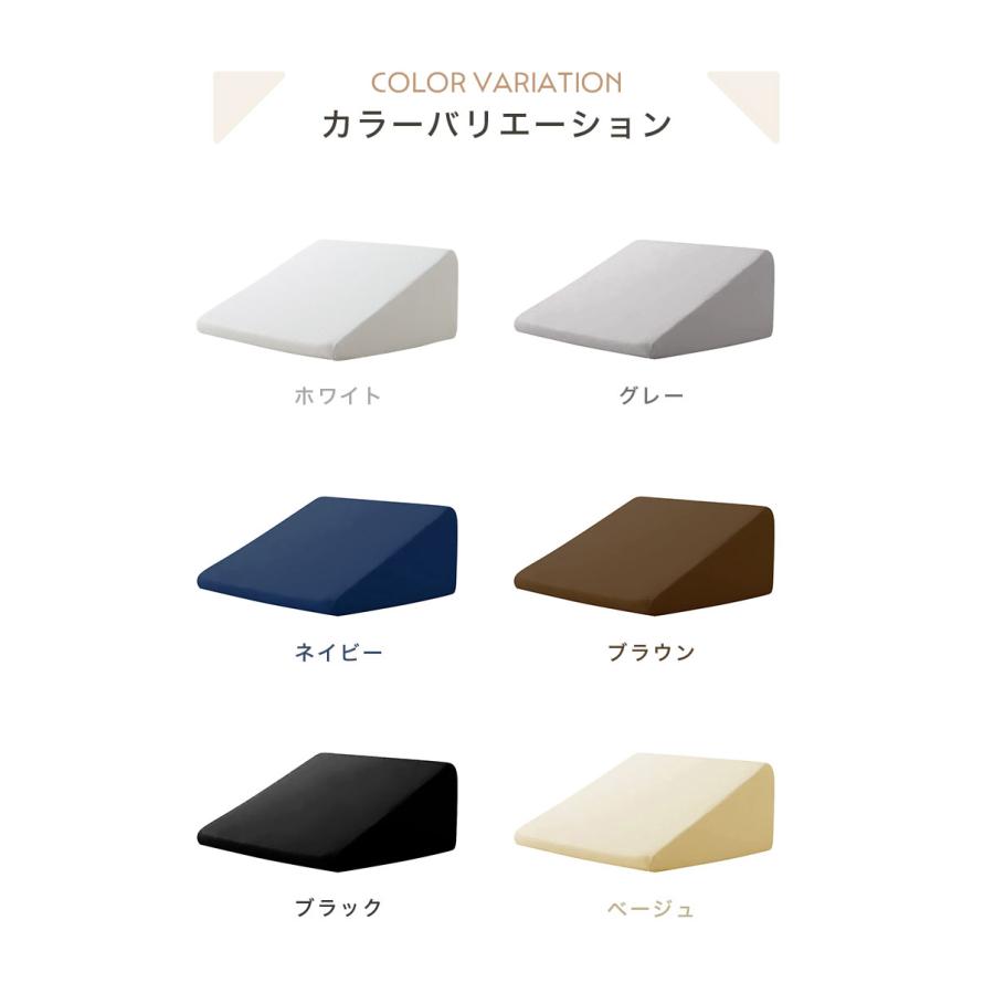 高反発 三角クッション 幅60cm クッション 背もたれ 枕 背もたれクッション 高反発ウレタン 30D 洗えるカバー ベッド 読書 テレビ鑑賞 介護｜rcmdhl｜07