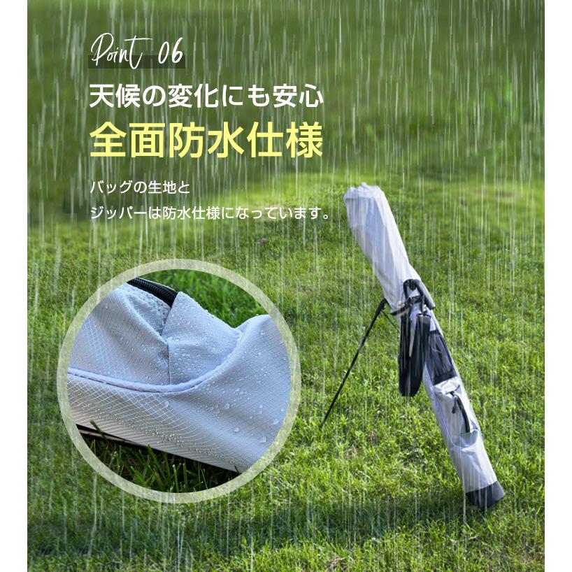 リコメン堂 スタンドバッグ ゴルフバッグ クラブケース 大容量 9本収納