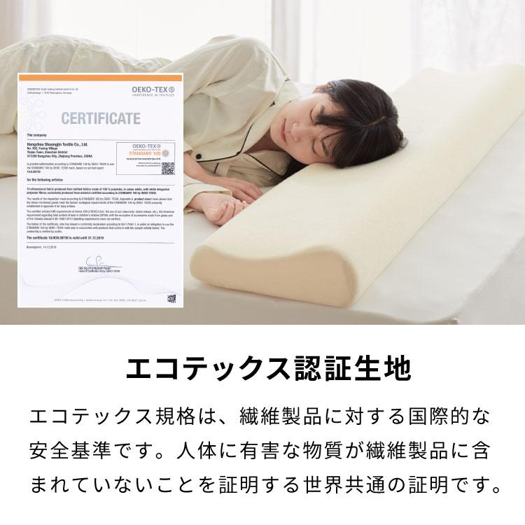 リコメン堂 まくら 高反発 ロング 幅140cm 洗えるカバー ウレタン 150N