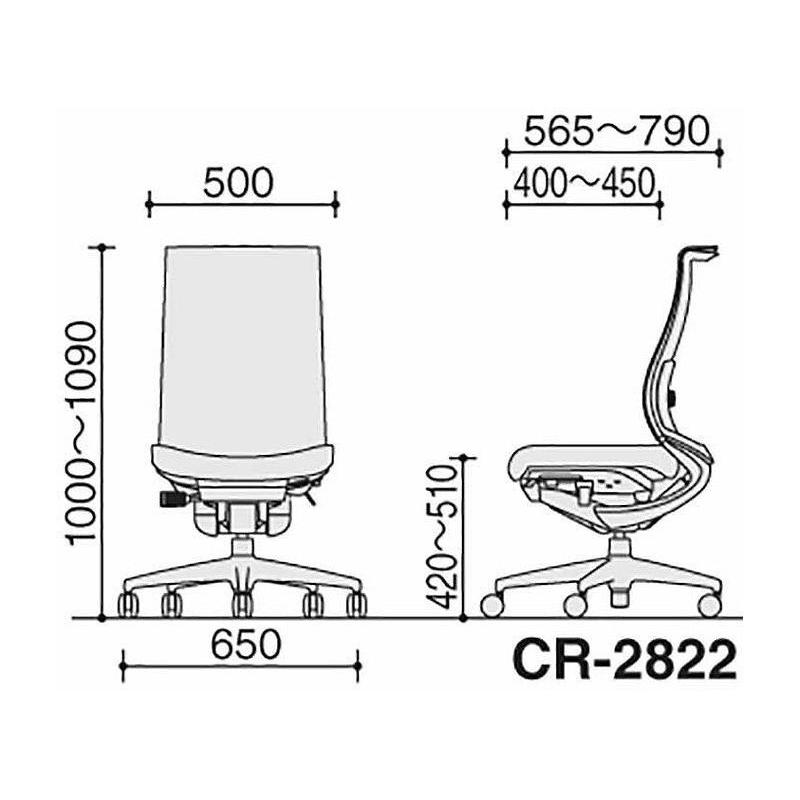 送料無料当店人気商品 コクヨ オフィスチェア ベゼル CR-2822E6CGMA8-WN ファンクショナルタイプ カーペット用 配送・組立・設置込 代引不可