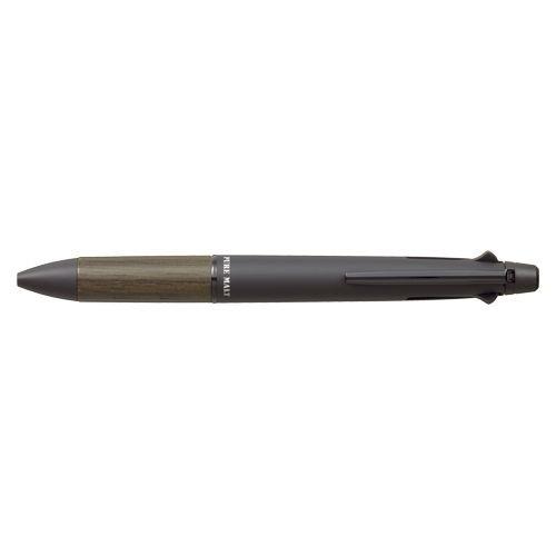 三菱鉛筆 ピュアモルト 4色ボールペン+シャープ0.5 ブラック 1 本 MSXE520050724 文房具 オフィス 用品｜rcmdhl
