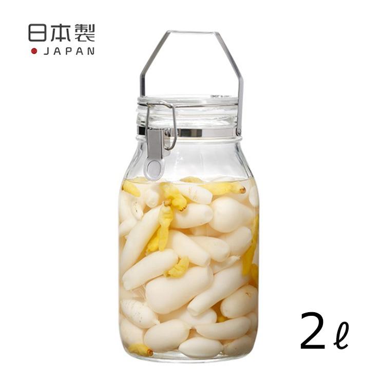 取手付密封びん 2l 梅酒瓶 梅酒ビン 手作り 果実酒瓶 保存容器 キャニスター セラーメイト 保存容器 脱気 真空 星硝株式会社 代引不可 Cq 1906ss002 リコメン堂ホームライフ館 通販 Yahoo ショッピング