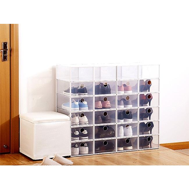 シューズケース 6個セット 折りたたみ クリアシューズケース 下駄箱 実用新案 靴 スニーカー ブーツ 収納 収納ボックス クリアボックス Cq Set 0088 6 リコメン堂ホームライフ館 通販 Yahoo ショッピング