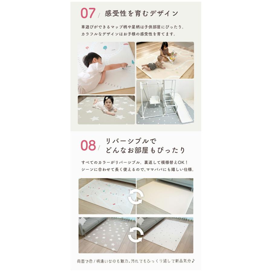 popomi ポポミ もちもち抗菌PVCマット 140×100×1.6cm 抗菌