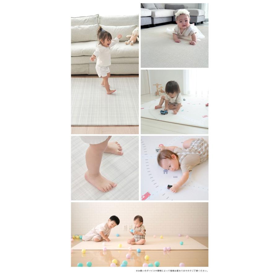 もちもち抗菌PVCマット 140×200×1.6cm 抗菌 プレイマット ベビー
