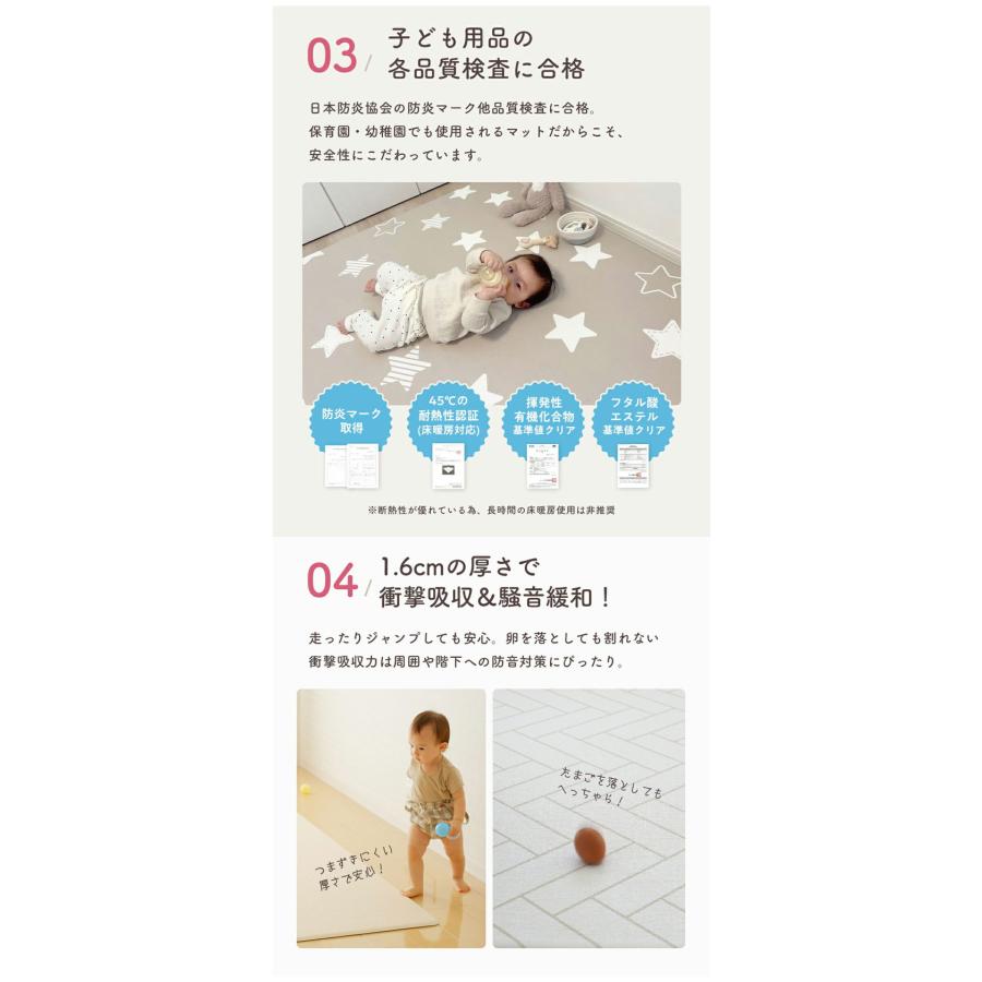 popomi ポポミ もちもち抗菌PVCマット 140×200×1.6cm 抗菌 プレイ
