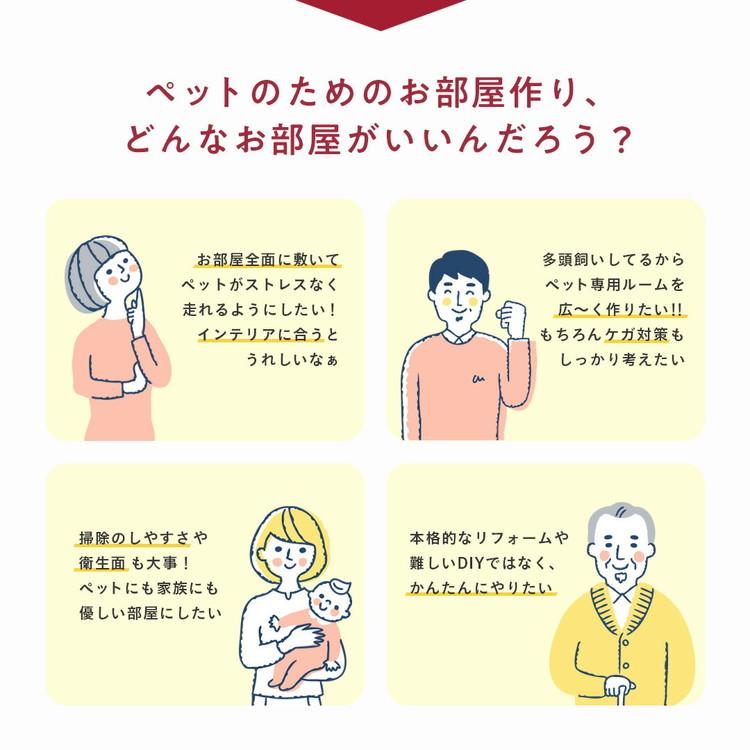popomi ポポミ ペット用 ペットマット ペットプレイマット ロールマット クッションマット フロアマット ジョイントマット 犬 猫 防滑 PVC 代引不可_3