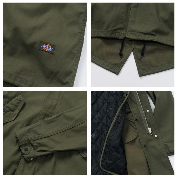 Dickies ディッキーズ 綿ナイロンバックサテン脱着中綿ライナー付き