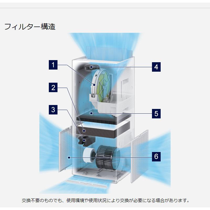 ダイキン 加湿空気清浄機 加湿ストリーマ空気清浄 ACK70Y-T ビターブラウン 加湿 加湿器 空気清浄 空気清浄器 代引不可｜rcmdhl｜11