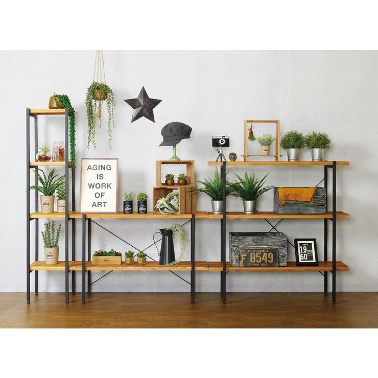 持ち運び 移動簡単 3段 隙間収納 ネイビー オープンラック シェルフ 飾り棚