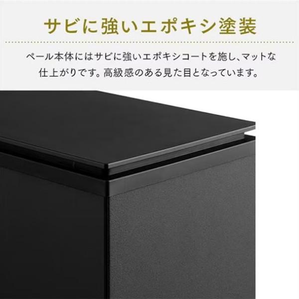 ESCO エスコ 30L ダストボックス 白 EA995A-361 代引不可の画像