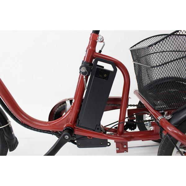 ESCO エスコ 18インチ 電動三輪自転車 EA986YB-22 代引不可の画像