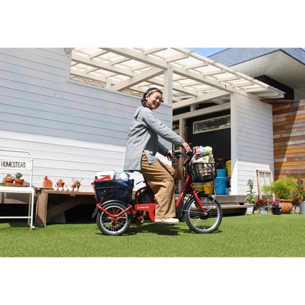 ESCO エスコ 18インチ 電動三輪自転車 EA986YB-22 代引不可の画像