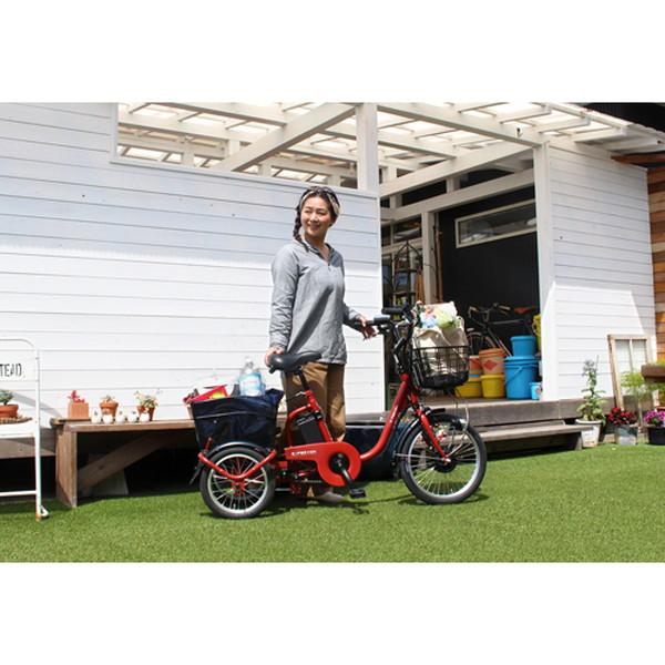 ESCO エスコ 18インチ 電動三輪自転車 EA986YB-22 代引不可の画像