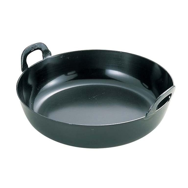 EBM 鉄 プレス 厚板 揚鍋 45cm 板厚3.2mm 代引不可