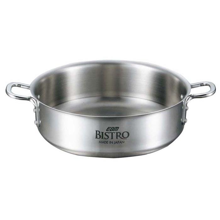 ＥＢＭ　ビストロ　三層クラッド　外輪鍋　３９cm　蓋無 代引不可