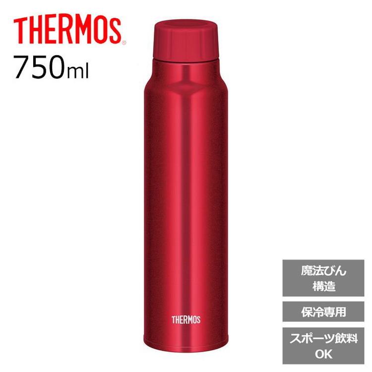 サーモス THERMOS 保冷炭酸飲料ボトル FJK-750 R 水筒 真空 ステンレス おしゃれ コンパクト 軽量 0.5L｜rcmdhl