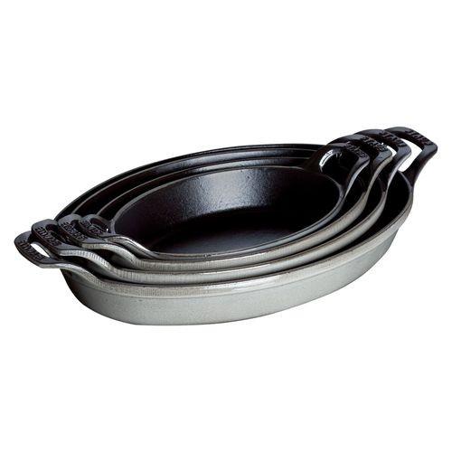 ストウブ オーバルスタッカブルディッシュ 21cmグレー40509-559 RST5010