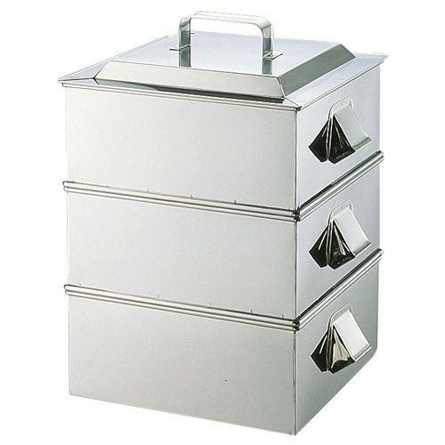 遠藤商事 SA21-0業務用角蒸器 2段 30cm AMS65030