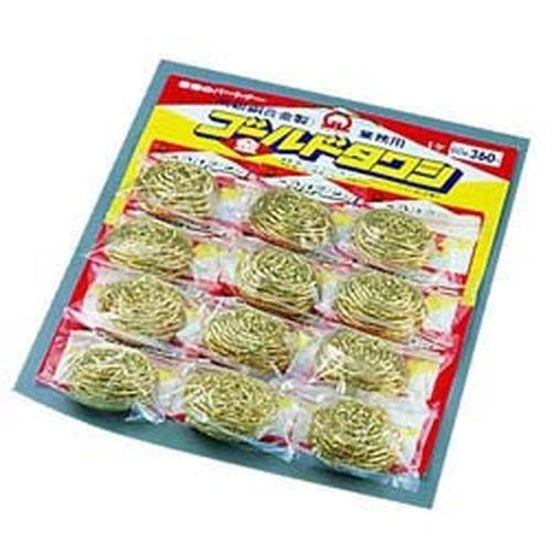 遠藤商事 SA真鍮ゴールドタワシ(12個台紙付) 60ｇ JTW05060