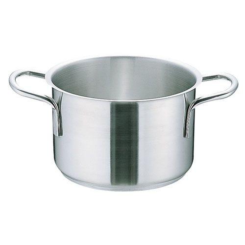 ムラノ インダクション18-8半寸胴鍋 (蓋無)40cm AHVA307