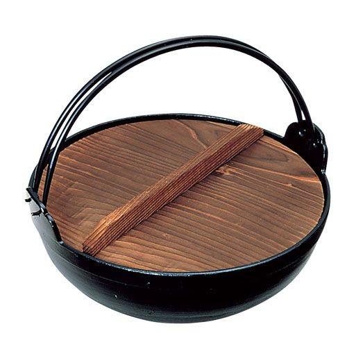 遠藤商事 アルミ 電磁用いろり鍋 24cm QIL07024